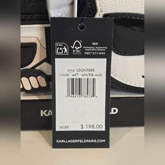 Karl Lagerfeld Pouchette Crossbody Bag & Card Holder - Picture 6 of 6